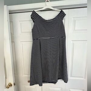 Blue and white striped Dorothy Perkins dress